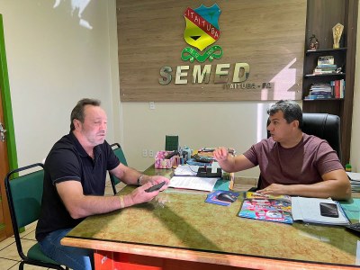 Presidente do Legislativo Dirceu Biolcho e Secretário Amilton Pinho 