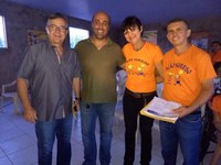 Ver. Wescley Tomaz e Deputado Joaquim Passarinho visitam ONG AÇÃO SORRISO.