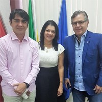 Ver. Wescley Aguiar e Deputado Federal Joaquim Passarinho 