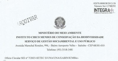 OFÍCIO REUNIÃO APA DO TAPAJÓS OFÍCIO REUNIÃO APA DO TAPAJÓS