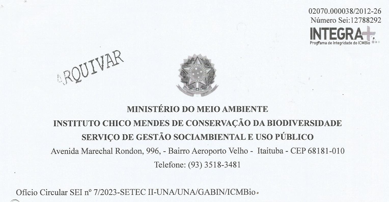 OFÍCIO REUNIÃO APA DO TAPAJÓS