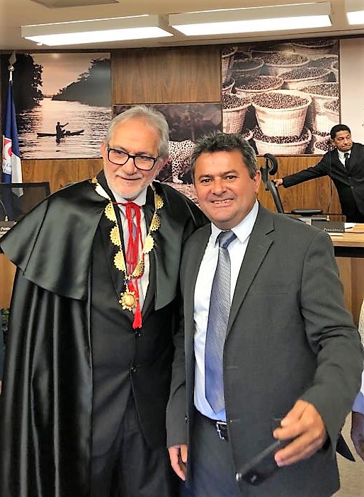 PRESIDENTE MANOEL RODRIGUES E O PRESIDENTE DO TCM-PA, SÉRGIO LEÃO!