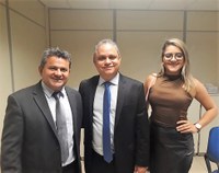 PRESIDENTE MANOEL RODRIGUES,  ROGÉRIO GOMES DA 1° CONTROLADORIA DO TCM-PA E Dra. ERIKA.