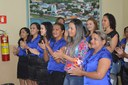 Funcionárias homenageadas - Dia da Mulher.