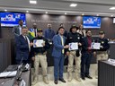 AGENTES DE TRÂNSITO RECEBEM HOMENAGEM DA CÂMARA DURANTE SESSÃO ORDINÁRIA EM ITAITUBA  