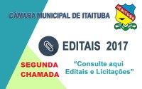 EDITAIS DE LICITAÇÕES - SEGUNDA CHAMADA