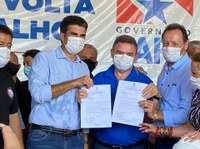 PRESIDENTE DA CÂMARA E VEREADORES ACOMPANHAM VISITA DO GOVERNADOR EM ITAITUBA